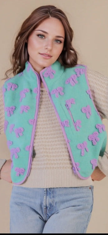 The Shimmer Shack Very J Bow Vest