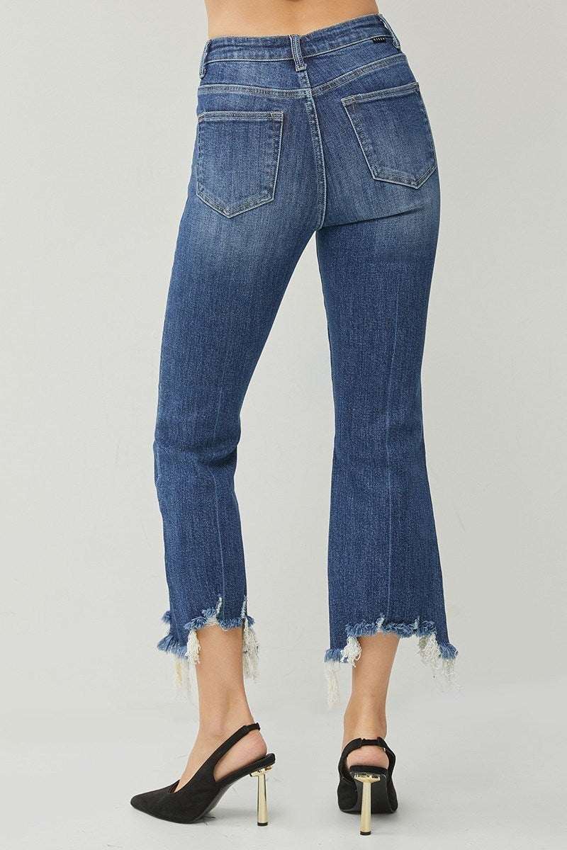 Denim Risen PLUS Risen High Rise Ankle Flares, 2X
