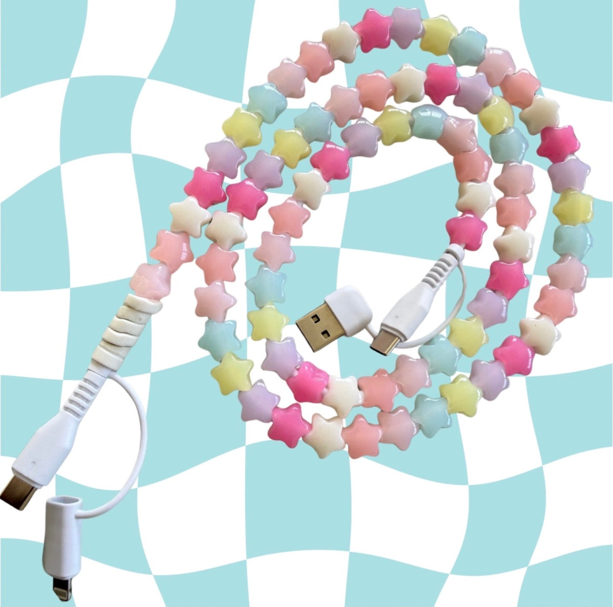 The Shimmer Shack OP Beaded Charging Cables (assorted)
