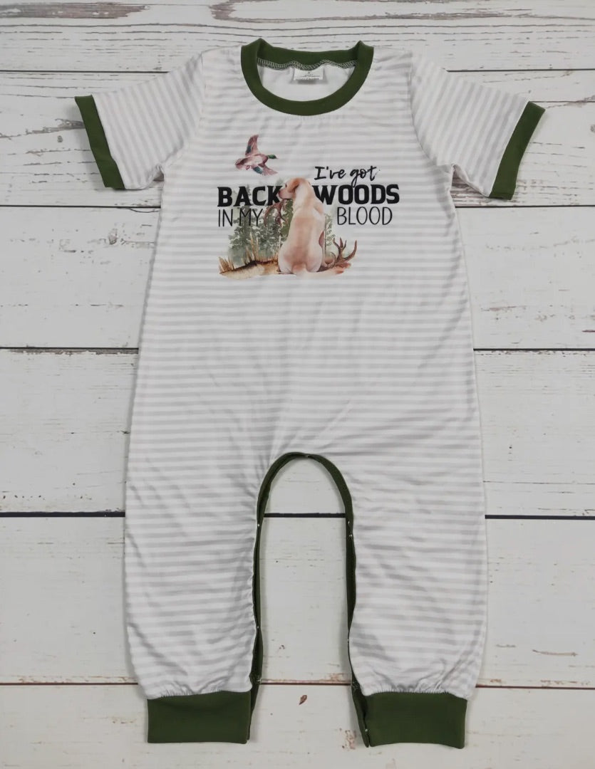 I’ve got backwoods in my blood onesie