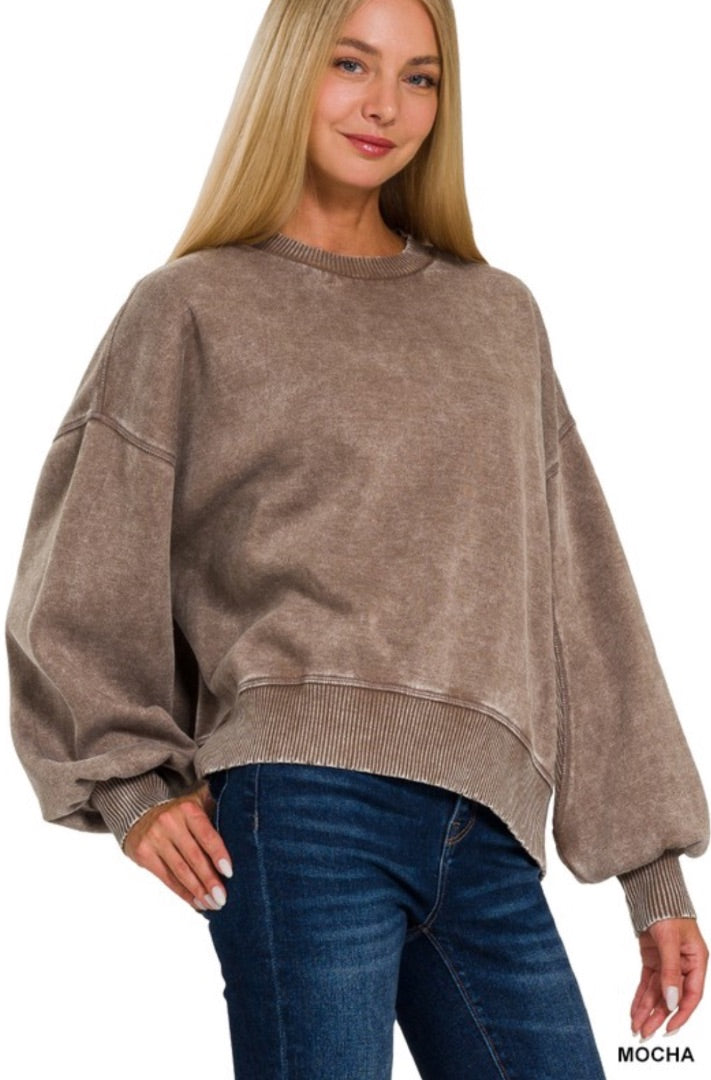 Oversized Fleece Sweatshirt