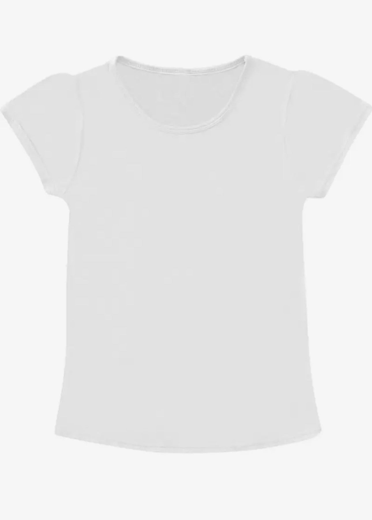 The Shimmer Shack Tween Classic White Everyday Top
