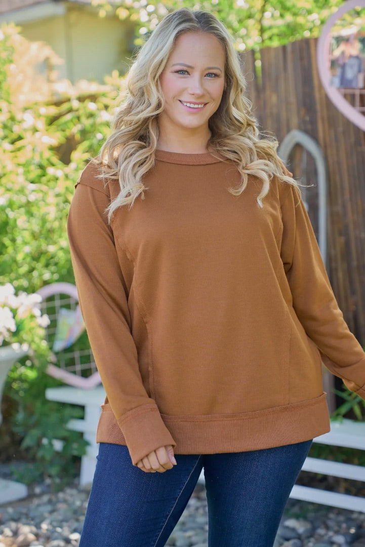 The Shimmer Shack PLUS French Terry Pullover