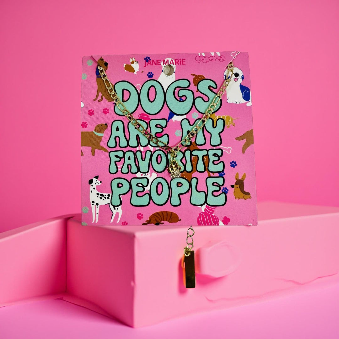 The Shimmer Shack Dog Lover Necklace