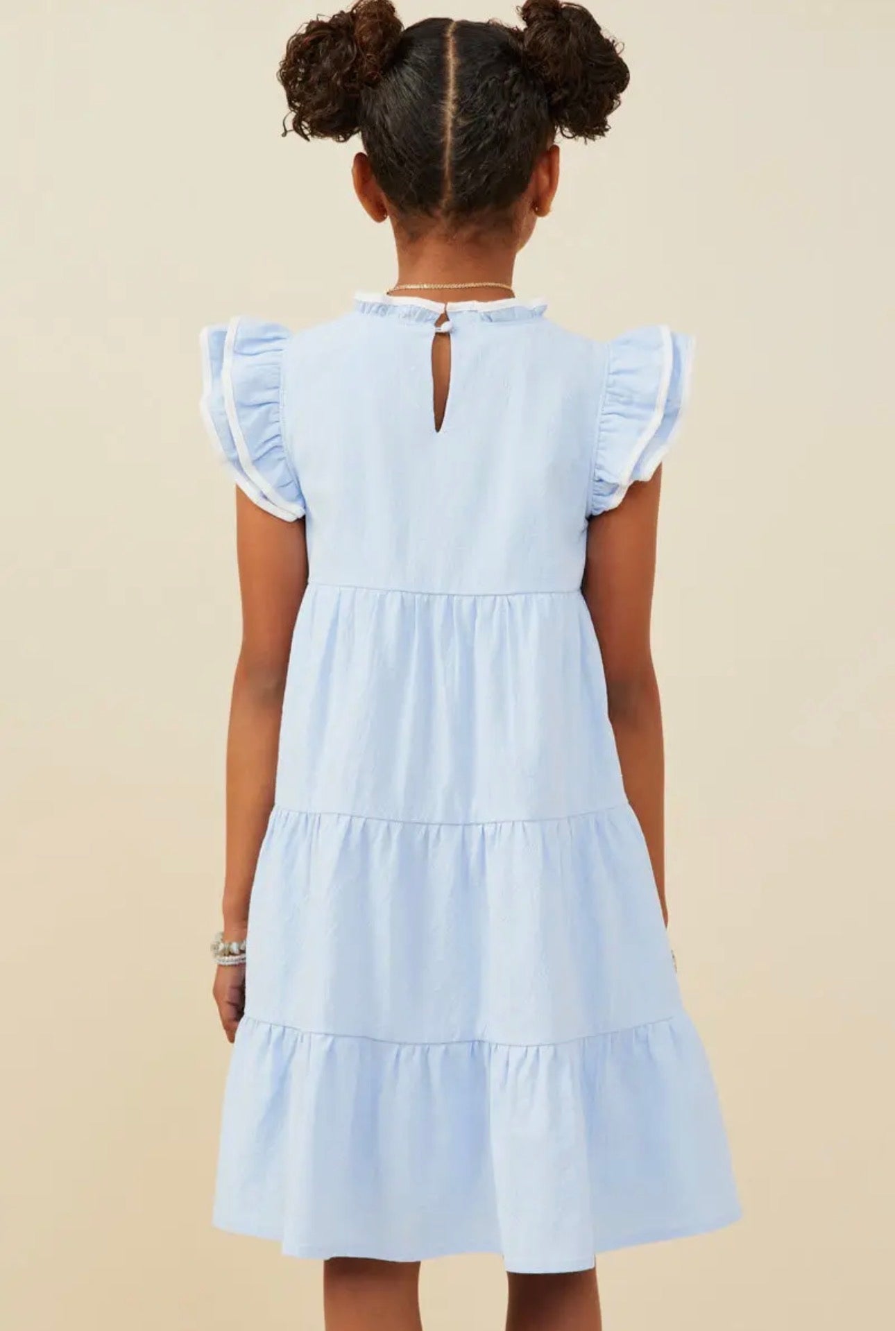 The Shimmer Shack Tween Blue Dress