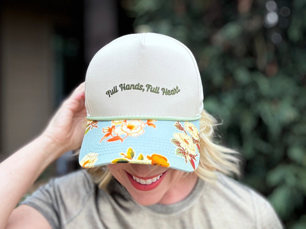 The Shimmer Shack Full Hands Full Heart Hat