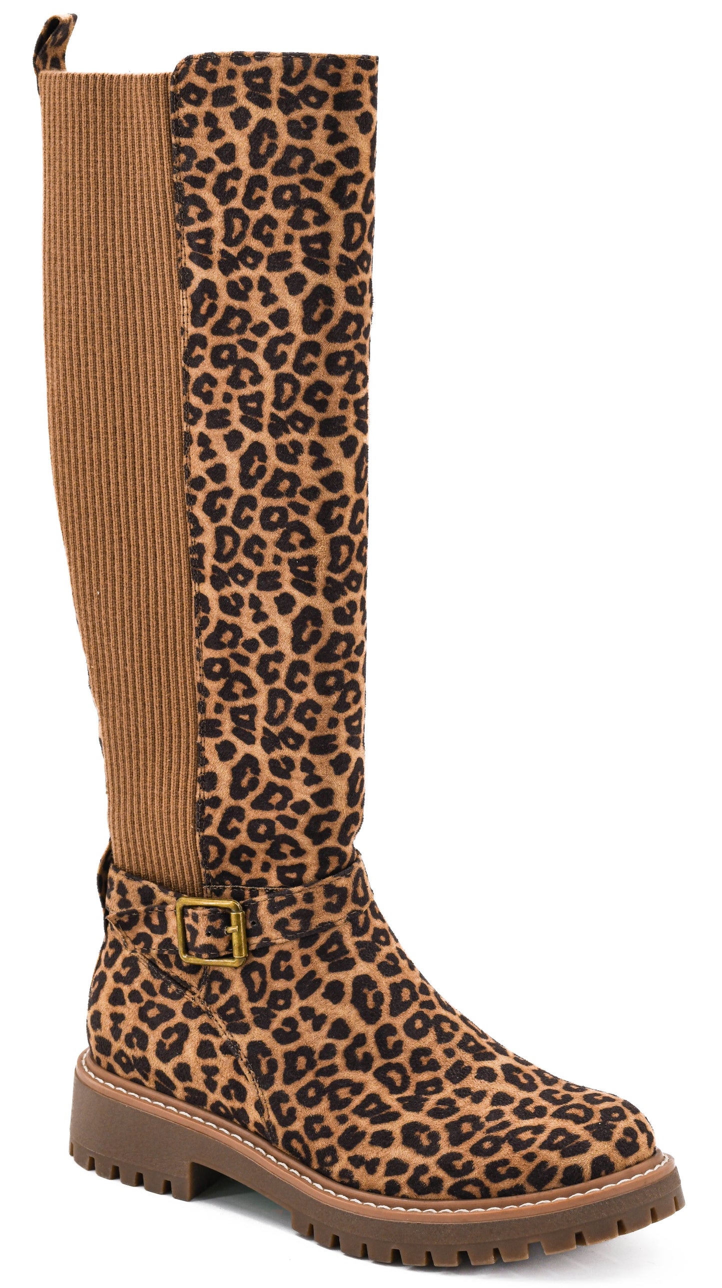 Let's Get Coffee Leopard Boots