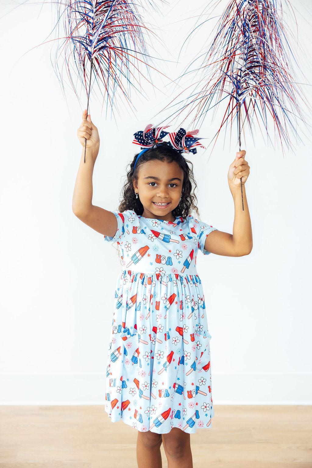 Proudly Patriotic Twirl Dress