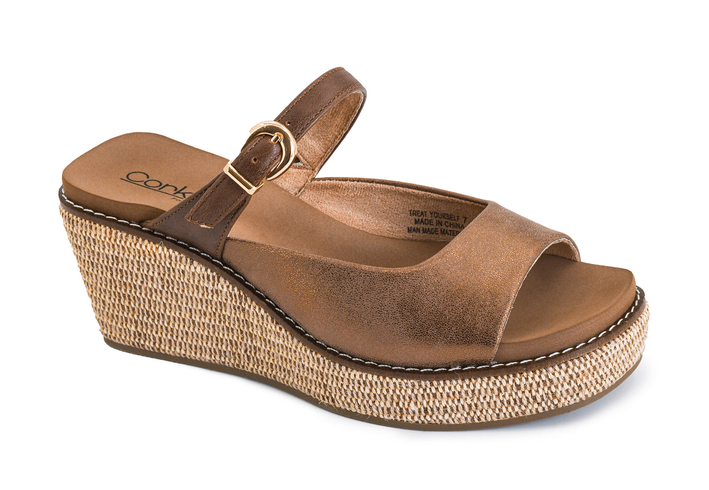 Corky's Treat Yourself Bronze Combo Wedge