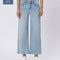 VERVET by FLYING MONKEY - PLUS SIZE HIGH RISE WIDE LEG JEANS T6399-P