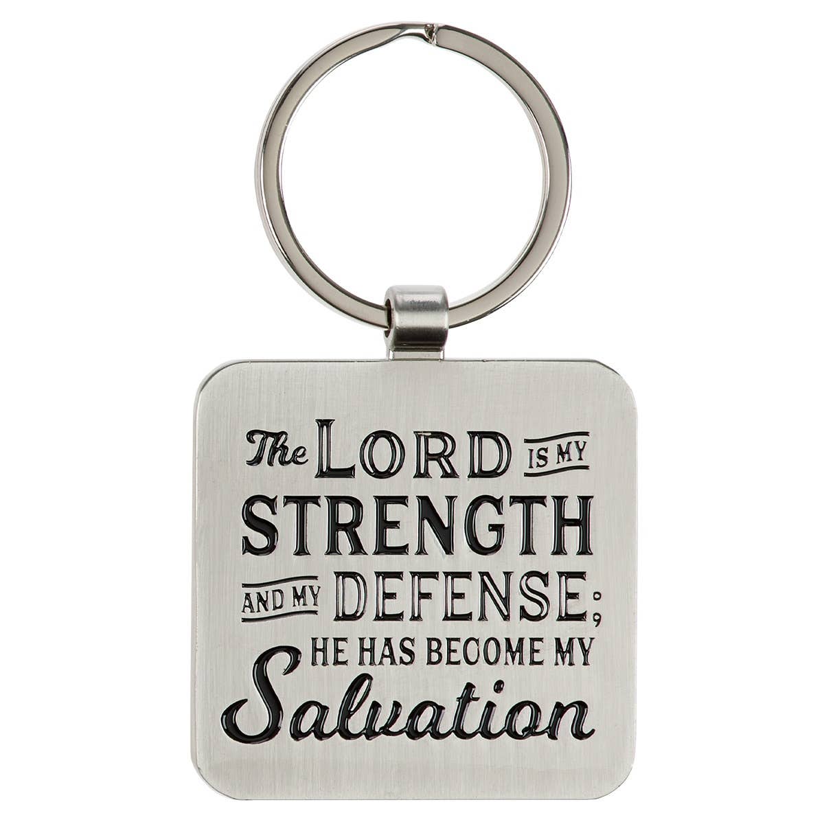 Christian Art Gifts - Keychain Lord is my Strength Exodus 15:2