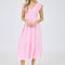 Blu Pepper - FLUTTER SLEEVE MAXI DRESS