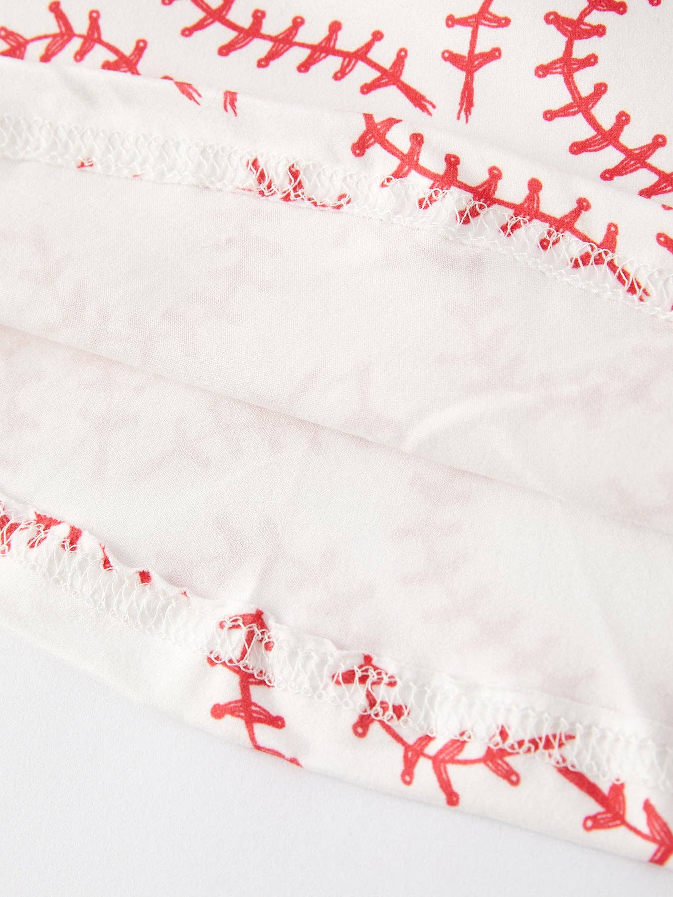 Rylee Faith Designs - Valentine's Day Heart Baseball Print Girls Dress