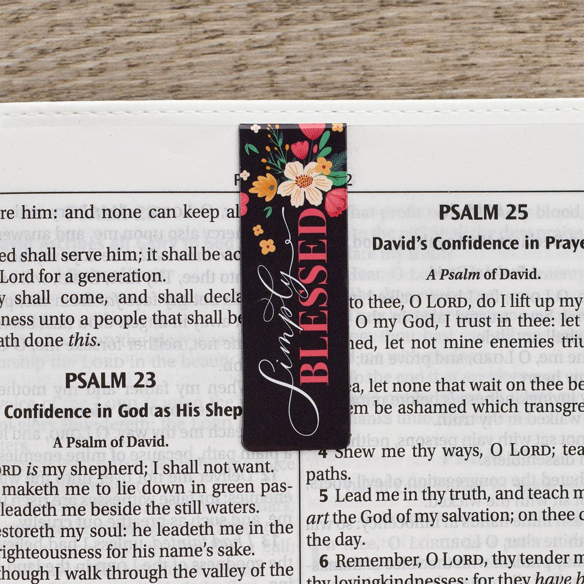 Christian Art Gifts - Magnetic Bookmark Set Overflowing Grace