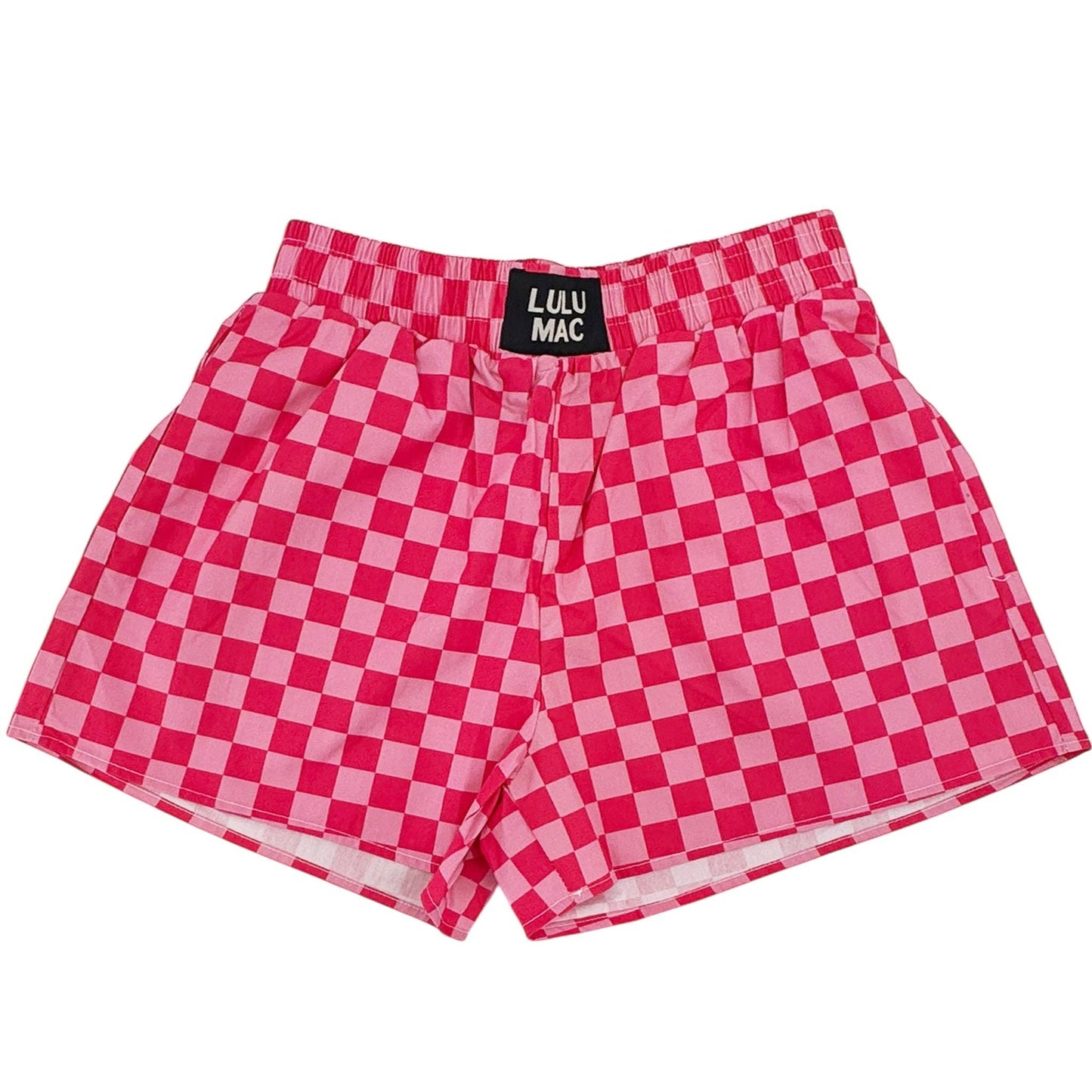 Girlie Girl Originals - BXCK-PINK/PINK CHECK BOXER SHORT