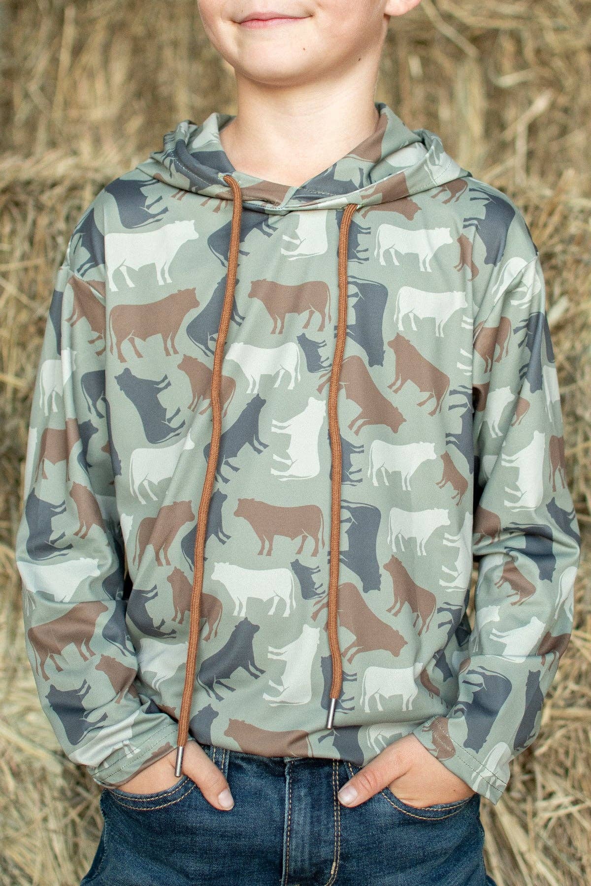 American Farm Company - Cow Camo™ Toddler/Youth Performance Hoodie