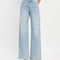 VERVET by FLYING MONKEY - HIGH RISE FULL LENGTH WIDE LEG JEANS