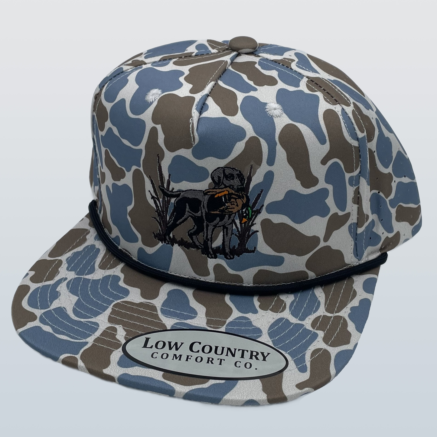 Riverbed Threads - Lab Duck Blue 5Perf Blue Old School Camo Rope