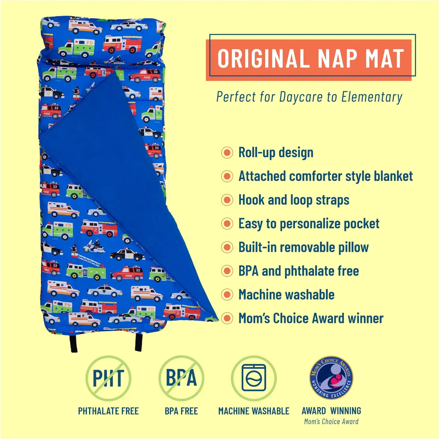Wildkin - Heroes Original Nap Mat - Pink