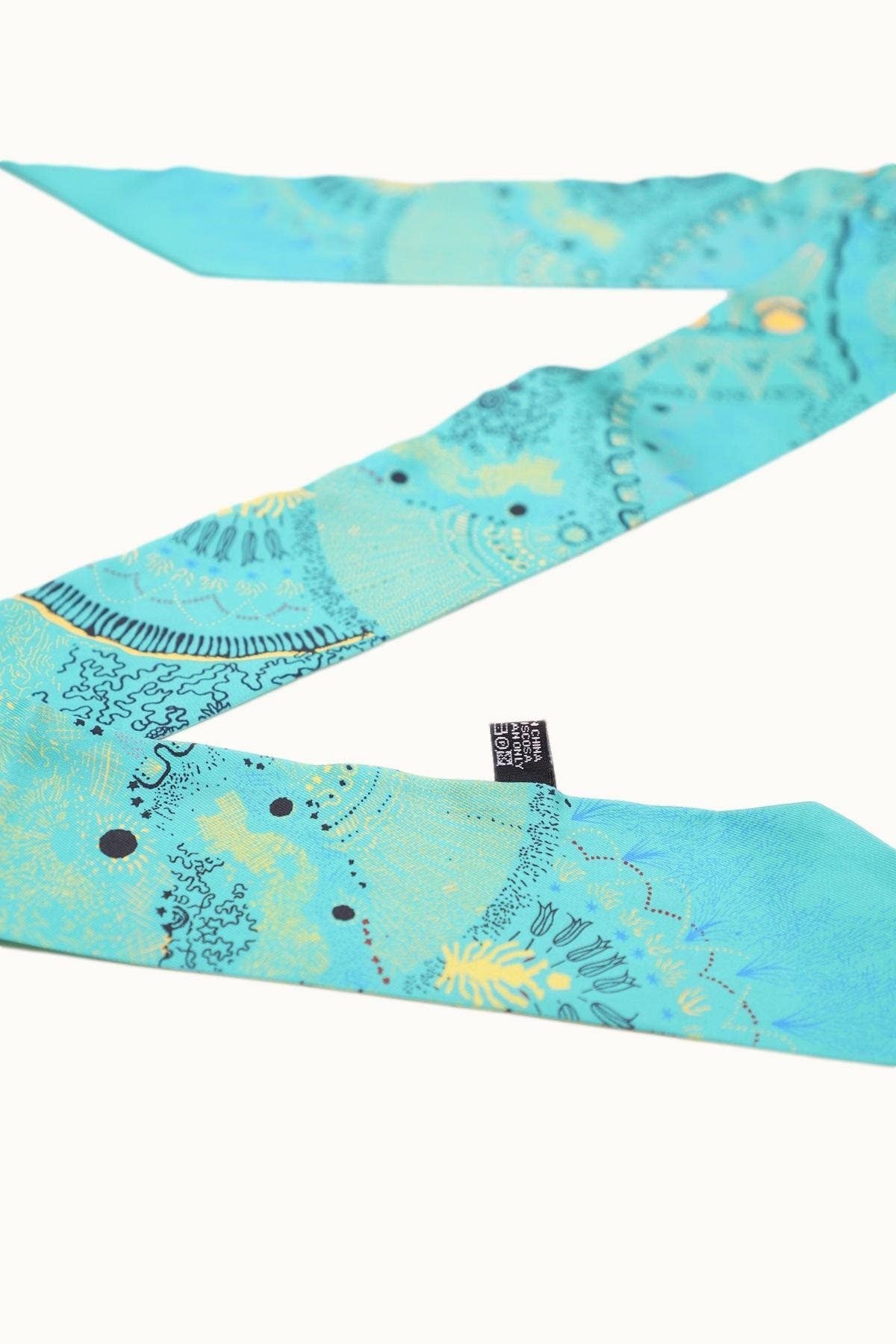 Olive & Pique - Silky satin hat band, headband, neck scarf. 100cm x 5cm