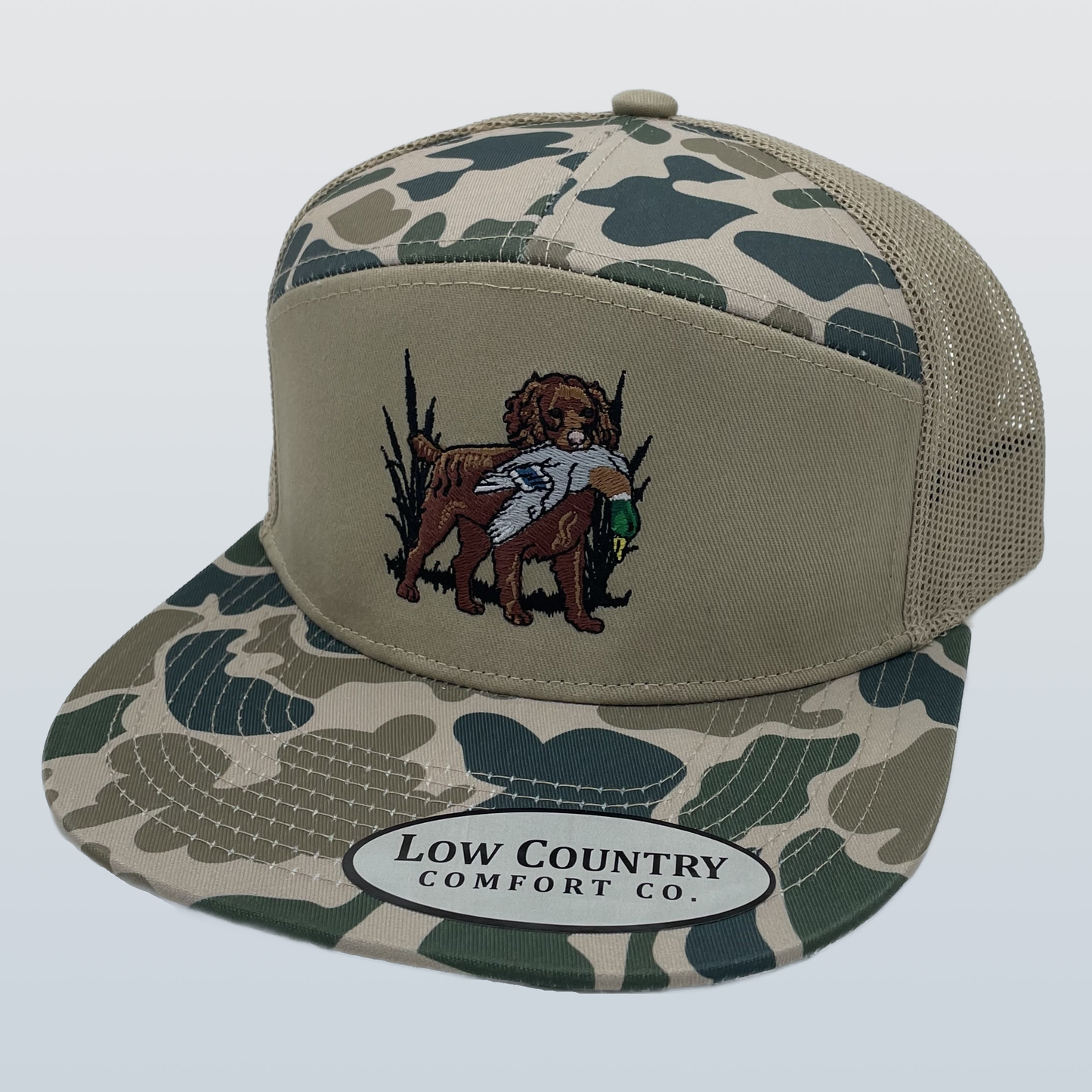 Riverbed Threads - Boykin Duck 7Panel Old School Camo/Khaki