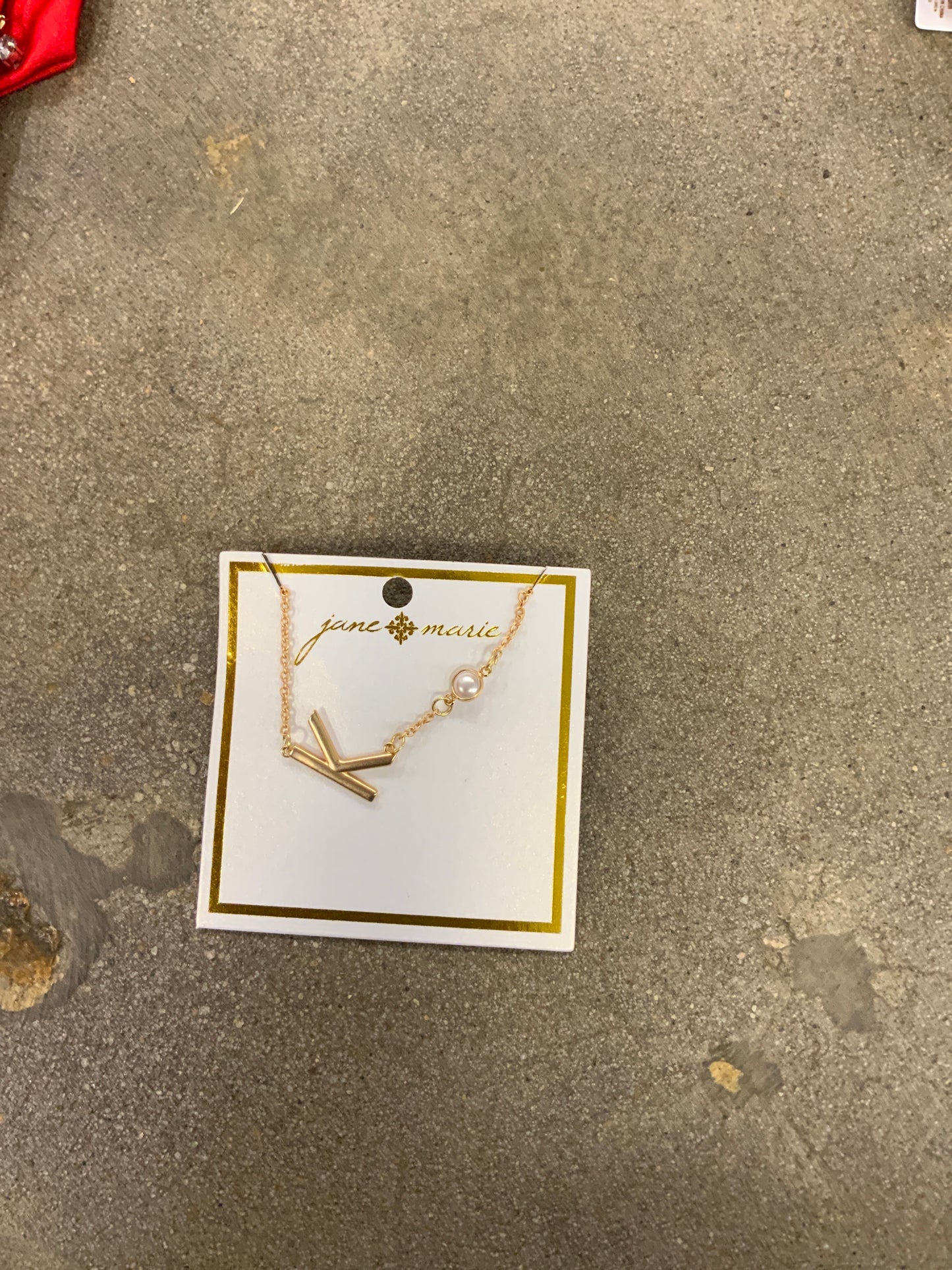 Initial necklace