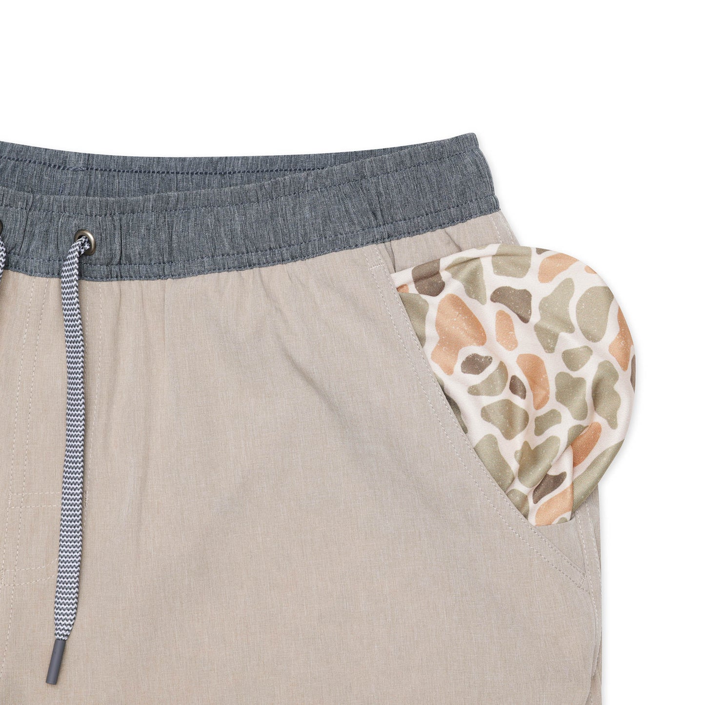 Burlebo HEATHER KHAKI VENADO CAMO LINER shorts