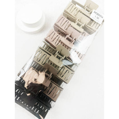 Love and Repeat - Matte Jumbo Cut Out Rectangle Hair Claw