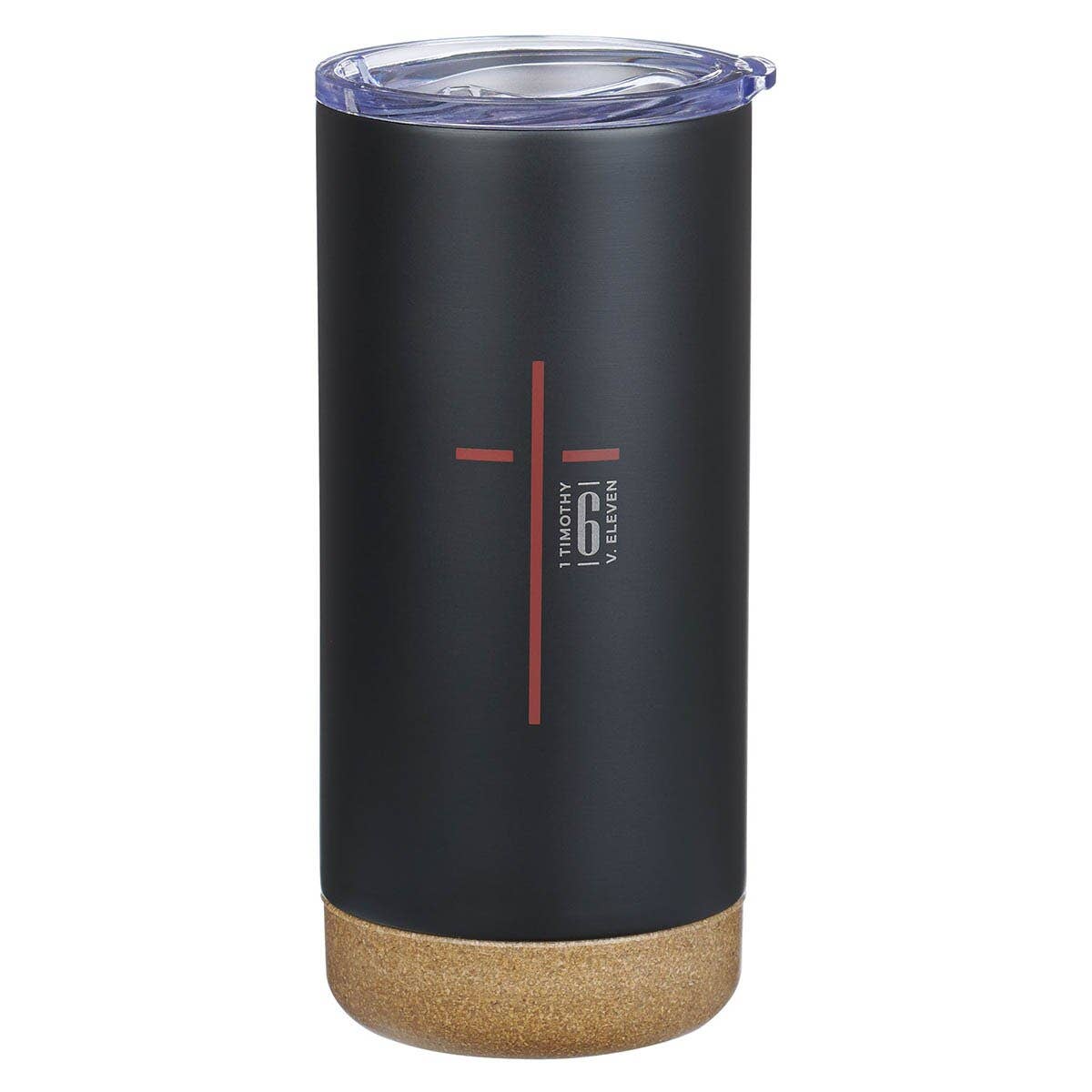 Christian Art Gifts - Tumbler SS Black Man of God 1 Tim. 6:11