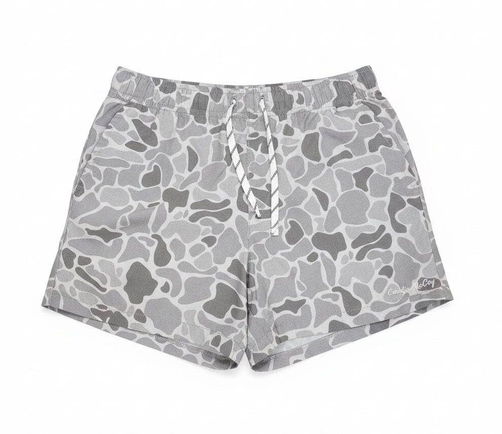 Cardin McCoy - Kids' Light Gray Camo Performance Shorts
