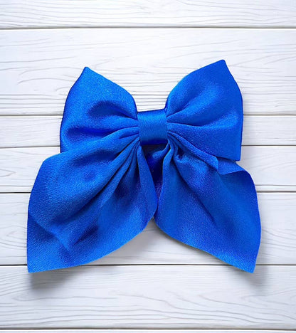 Kids Charm Online - 4.5" X 5.5" Beautiful Satin Coquette bows.  BW-CQ-2024-A