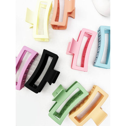 Extra Large Matte Rectangle Hair Claw