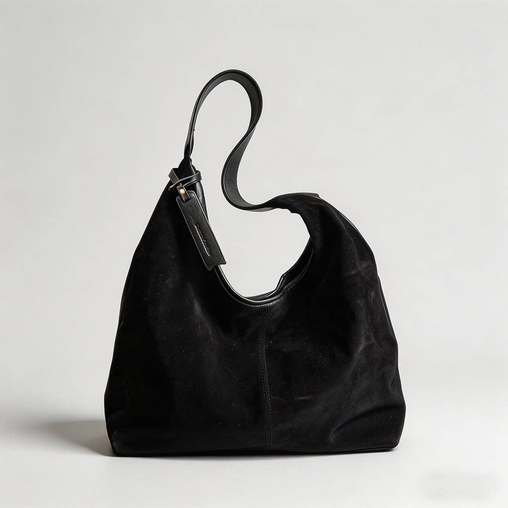 DAYLA - Vintage Suede Hobo Shoulder Bag