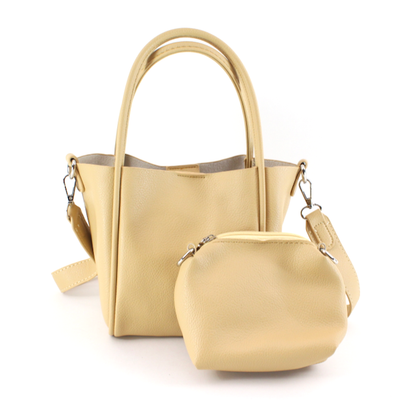 Pretty Persuasions - P25014 Small Tote/Crossbody Bag w/Cosmetic Pouch