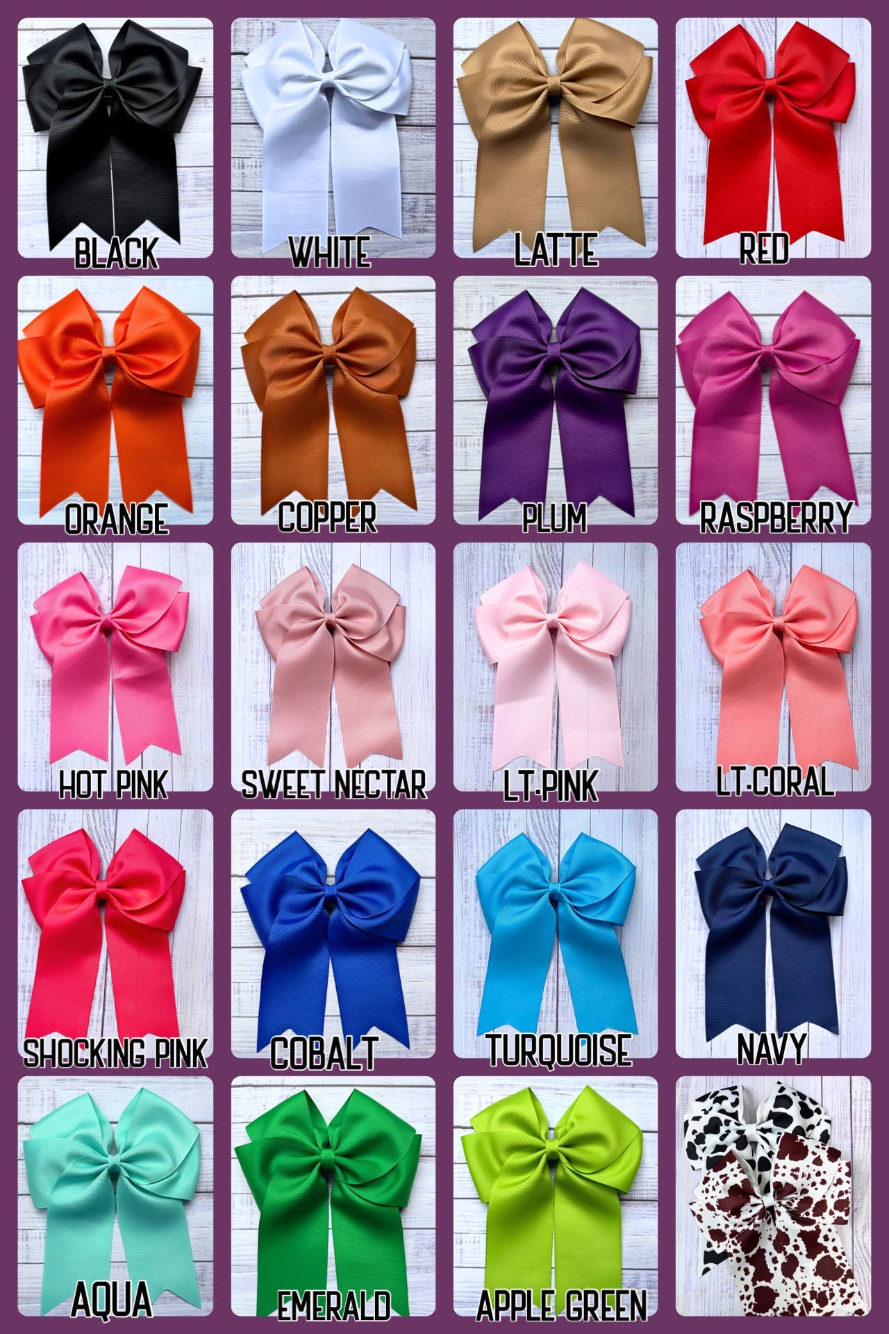 Kids Charm Online - Cute tale bows available in 11 colors!   #B