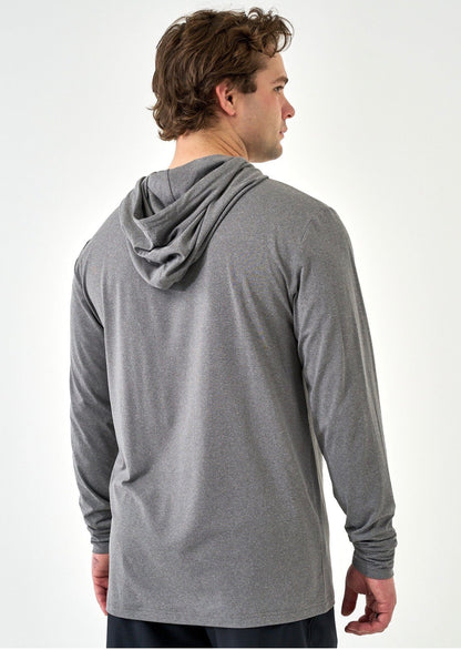 Performance hoodie dark heather grey
