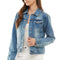 Medium wash cotton denim Jacket