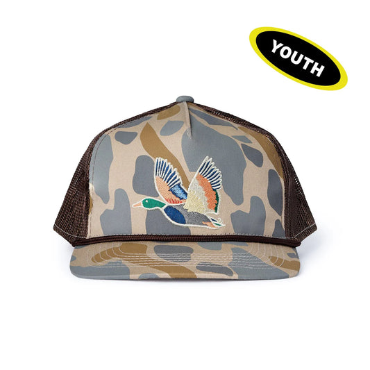 Burlebo Youth Cap in Retro Duck Camo