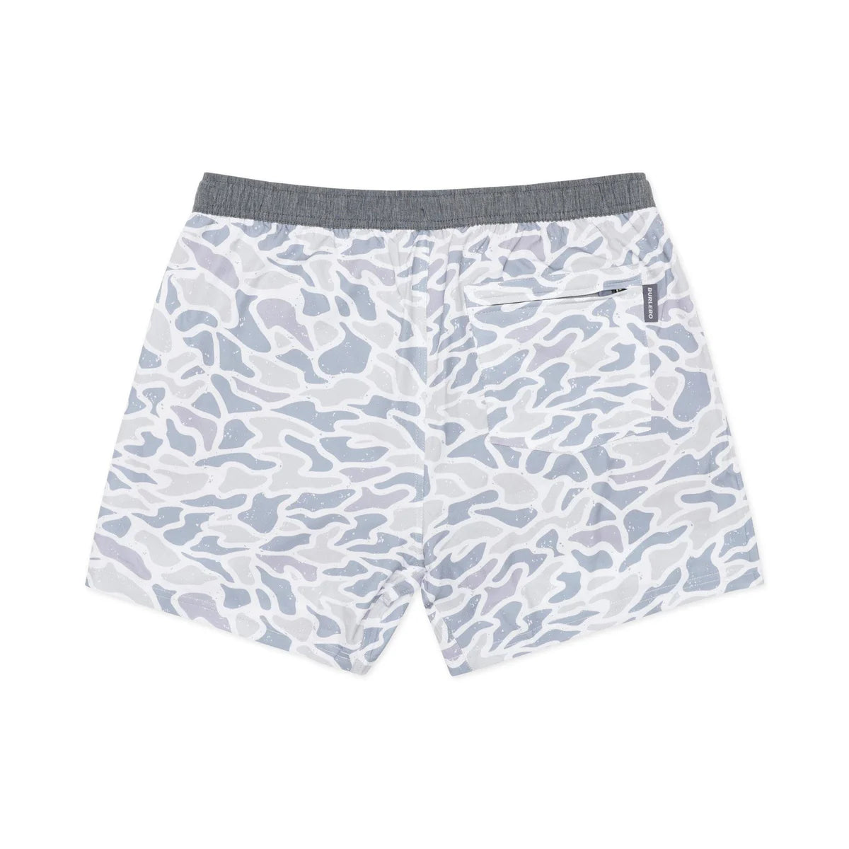 Burlebo White Camo Athletic Shorts