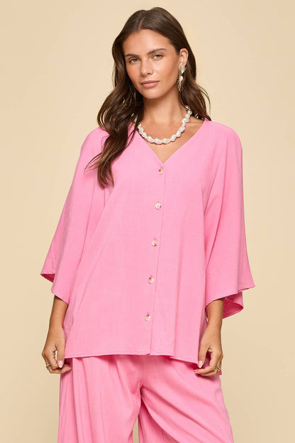 Dear Scarlett - 2-Piece Linen Summer Set