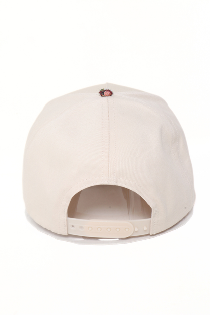 David And Young - Floral Print Brocade 5 Panels Two Tone Baseball Cap