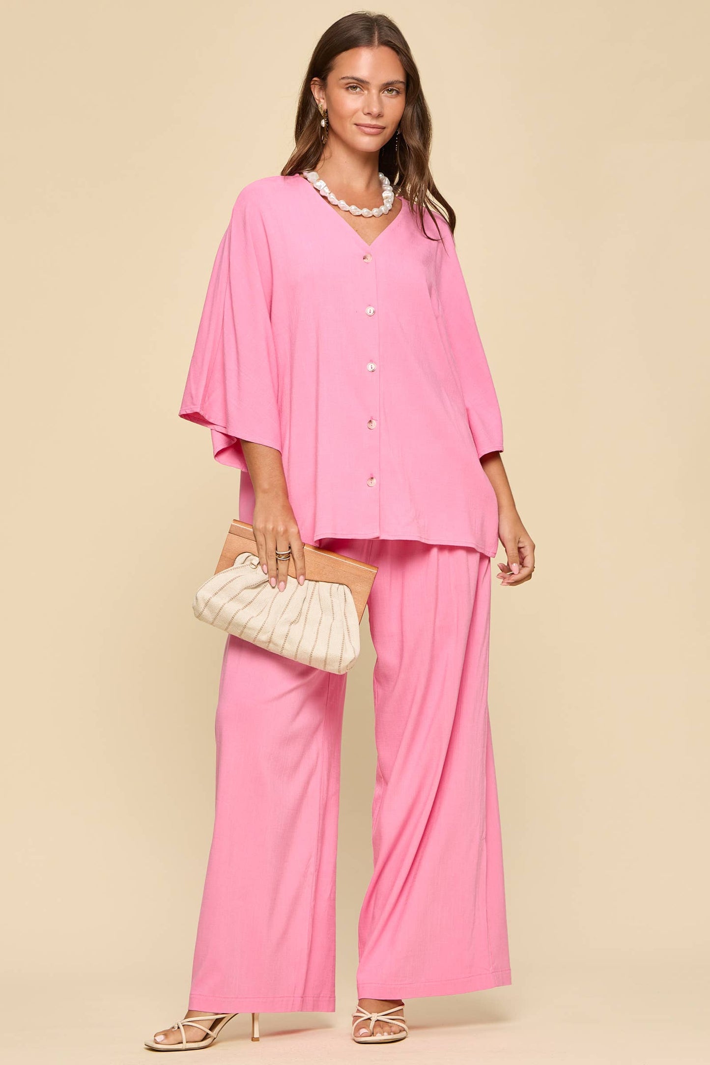 Dear Scarlett - 2-Piece Linen Summer Set