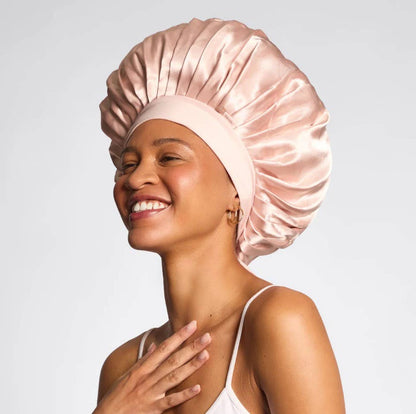 KITSCH - Adjustable Oversized Satin Bonnet