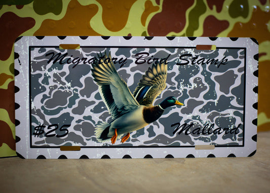 Scent South - Mallard stamp - car tag