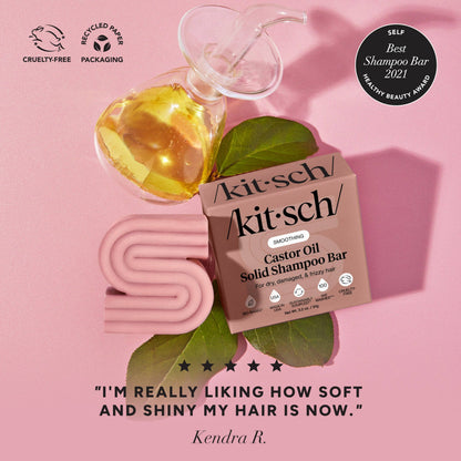 KITSCH - Castor Oil Nourishing Shampoo & Conditioner Bar Combo