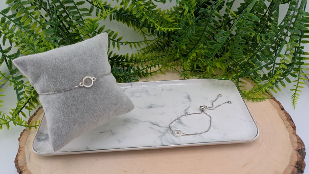 Simply SuSu Designs Mustard Seed slider chain bracelet
