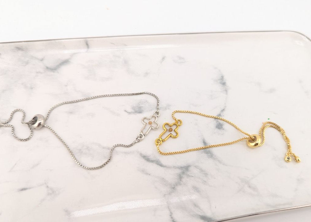 Simply SuSu Designs Cross and mustard seed bracelets