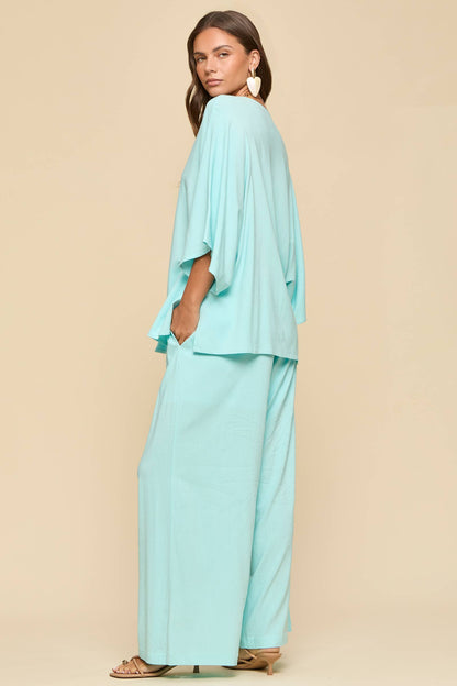 Dear Scarlett - 2-Piece Linen Summer Set