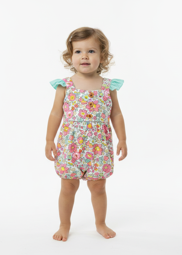 Bright Floral Kids Onesie