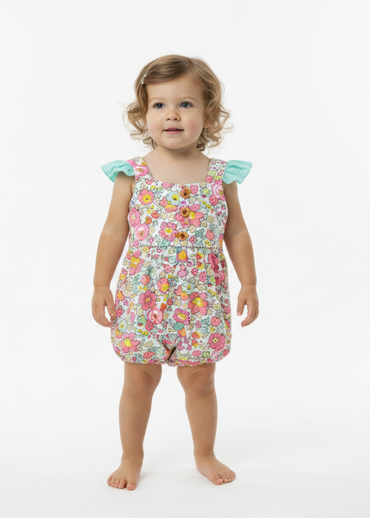 Bright Floral Kids Onesie